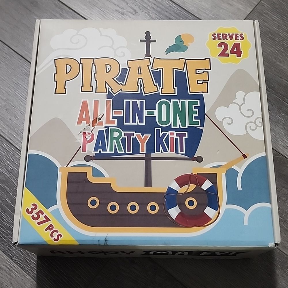 Pirate Birthday Party Supplies (Serves 24)